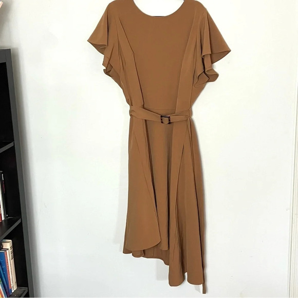 Lane Bryant Belted Lena Dress Camel Size 24 NWT - Picture 4 of 8